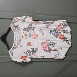 Lucky Brand Butterfly Top